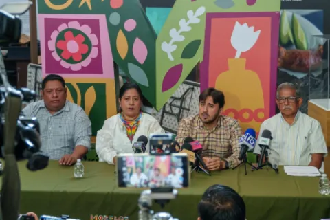  Autoridades rindieron una conferencia de prensa para informar los detalles de la Expoferia “Granos y Semillas” de Xoxocotla y del Broadway Internacional Film 