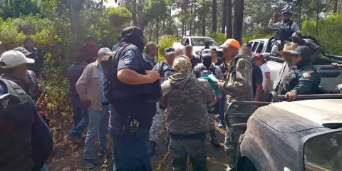 Detienen a cinco cazadores en el Tepozteco
