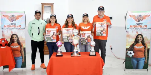 Luz Dary Quevedo presenta la Copa Naranja 2026, torneo de fútbol femenil que impulsa el talento deportivo y la igualdad en Morelos.