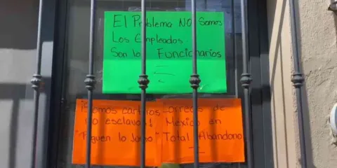 Trabajadores de Correos protestan por falta de recursos y bajos salarios