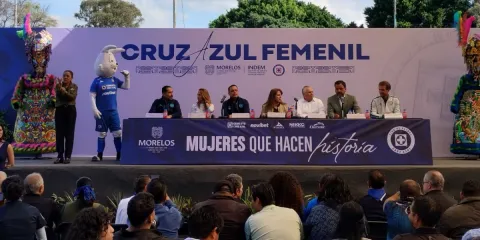 Cruz Azul Femenil llega a Morelos y debutará en el estadio Centenario el 11 de enero de 2026; gobernadora destaca impulso al deporte femenil.