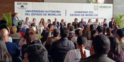 La UAEM gestionó 270 mdp para pagar aguinaldos a más de seis mil trabajadores. La rectora Viridiana León agradece apoyo federal y estatal para garantizar estabilidad laboral.