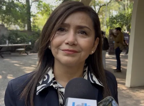 Viridiana Aydeé León, rectora de la Universidad Autónoma del Estado de Morelos (UAEM)