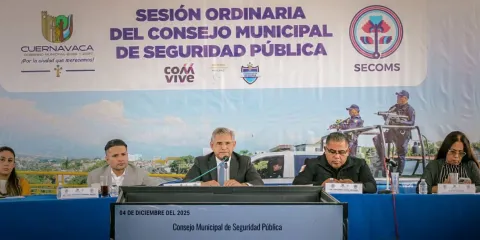 Cuernavaca refuerza su estrategia de seguridad con perspectiva de género en la quinta sesión del Consejo Municipal