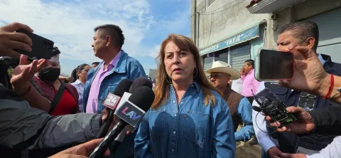 Margarita González Saravia anunció la construcción de un parque infantil en Las Minas, Atlatlahucan, para fortalecer el bienestar y desarrollo de la niñez.