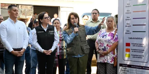 Gobierno de Morelos y Protección Civil Federal supervisan rutas de evacuación del volcán Popocatépetl y anuncian acciones contra tours ilegales en la zona de riesgo.