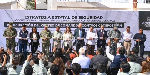 Inauguran primer Centro de Comando y Control C2 en Tepoztlán para fortalecer la seguridad en Morelos