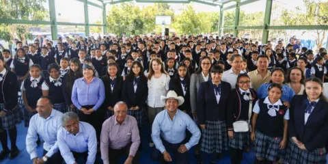 Inaugura Margarita González Saravia obras de agua potable y educación en Zacualpan de Amilpas y Jantetelco