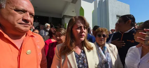 Margarita González Saravia aseguró que mantiene diálogo constante con el SNTE para atender demandas del magisterio, como pagos a jubilados y basificación.
