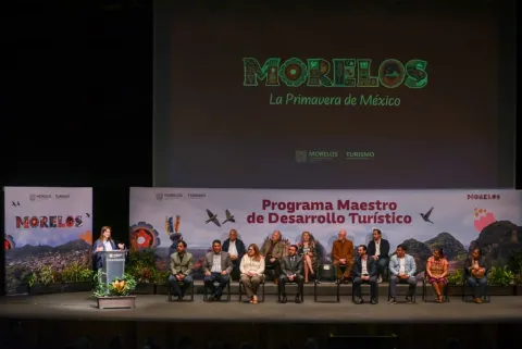 La gobernadora Margarita González Saravia presentó el Programa Maestro de Desarrollo Turístico Morelos 2024-2030, enfocado en turismo comunitario y sostenible.