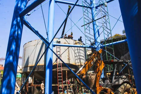 El Ayuntamiento de Cuernavaca invierte más de 32 millones de pesos en la construcción de seis tanques elevados y superficiales para fortalecer el suministro de agua potable.