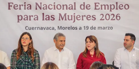 Cuernavaca realiza la Primera Feria Nacional de Empleo para las Mujeres 2026