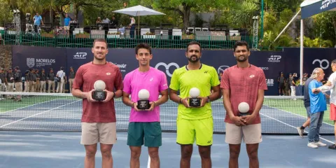 Andrade y Gómez conquistan el título de dobles en el Morelos Open 2026