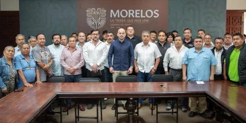 Gobierno de Morelos fortalece diálogo con transportistas para atender necesidades del sector