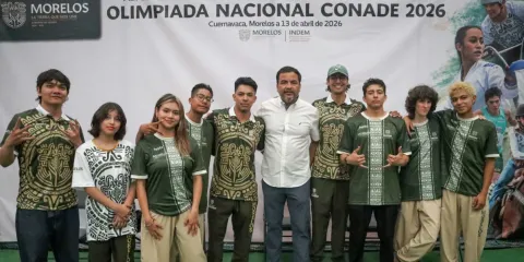 Morelos abanderó a su delegación rumbo a la Olimpiada Nacional Conade 2026