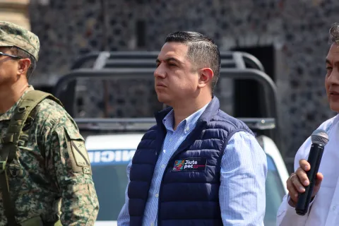 El alcalde de Jiutepec informó que mantendrán coordinación con José Luis Bucio Quiroz para fortalecer seguridad, vigilancia y prevención del delito.
