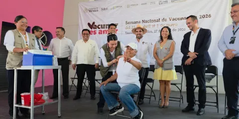 Arranca la Semana Nacional de Vacunación en Yautepec para proteger a población vulnerable