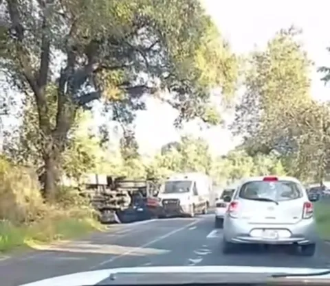 volcadura carretera
