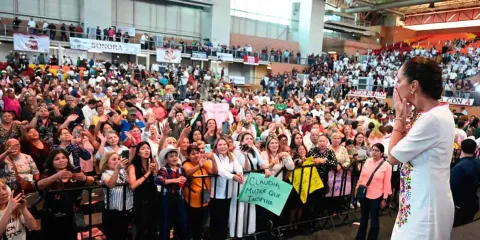 Claudia Sheinbaum impulsa obras y apoyos sociales durante gira por Sonora
