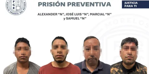 Fiscalía de Morelos imputa secuestro agravado a cuatro detenidos en zona limítrofe con Edomex