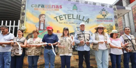 Caravanas del Pueblo llegan a Tetelilla con servicios gratuitos y atención comunitaria