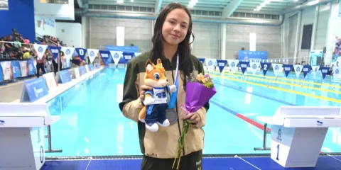 Valeria Loya gana plata en los 200 metros pecho en la Olimpiada Nacional Conade 2026
