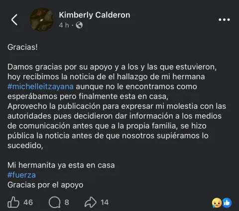 Comunicado Facebook