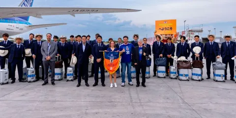 VIDEOS. Japón llega a Monterrey para preparar el Mundial 2026