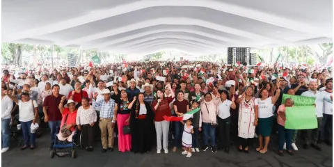 Gobernadora González Saravia respalda a Claudia Sheinbaum previo a su segundo informe
