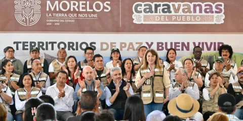 Caravanas del Pueblo llegan a Atlatlahucan con servicios gratuitos y atención comunitaria