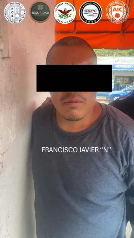 Detienen en Cuautla a Francisco Javier “N”, señalado como presunto responsable del feminicidio de Claudia Tacoronte Aguilera.