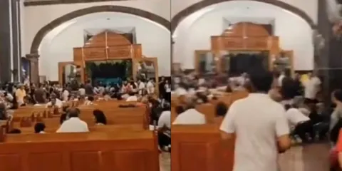   Matan a mujer danzante en el atrio de una iglesia en Guanajuato, VIDEO