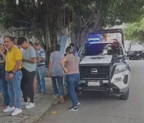 Movilización policiaca en Cuernavaca