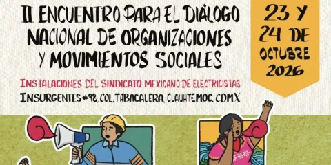 Contra la represión y rumbo al Segundo Encuentro nacional de movimientos sociales. 