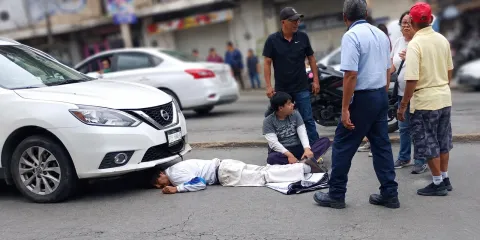 Accidente vial en Cuernavaca