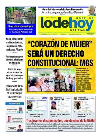 Edición Diario Morelos 20260605