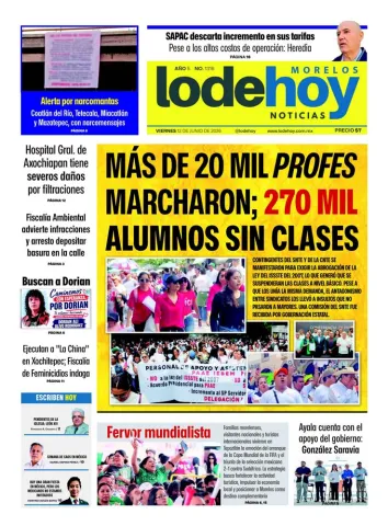 Edición Diario Morelos 20260612