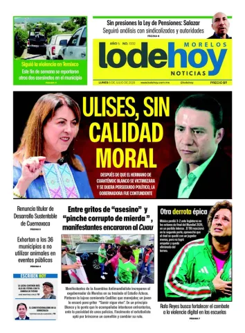 Edición Diario Morelos 20260706