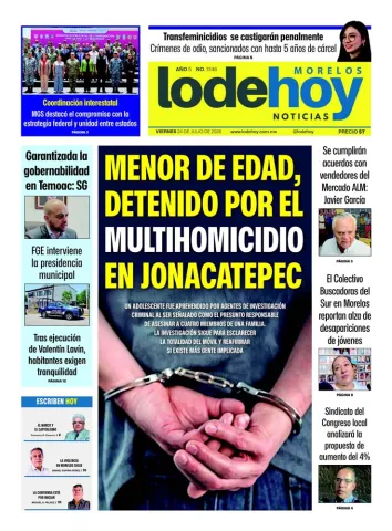 Edición Diario Morelos 20260724
