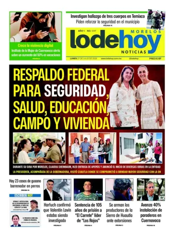 Edición Diario Morelos 20260727