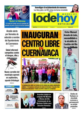 Edición Diario Morelos 20260825
