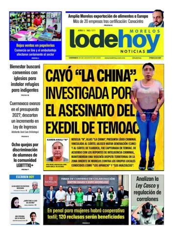 Edición Diario Morelos 20260828