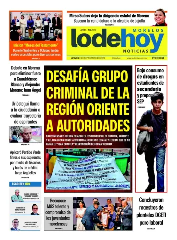 Edición Diario Morelos 20260903