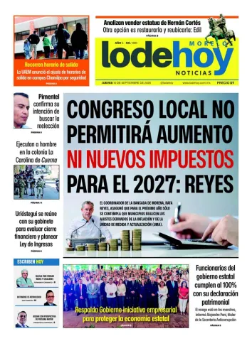 Edición Diario Morelos 20260910
