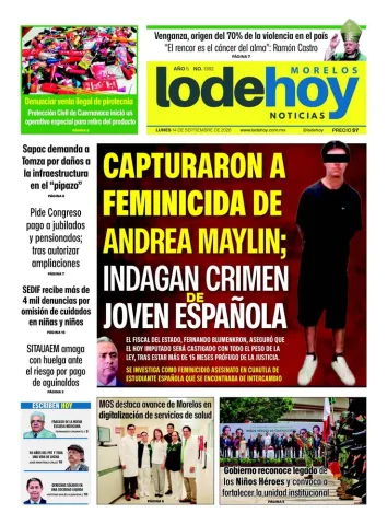 Edición Diario Morelos 20260914