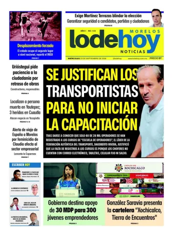Edición Diario Morelos 20260923