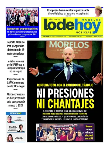 Edición Diario Morelos 20260925