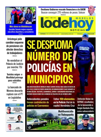 Edición Diario Morelos 20261002