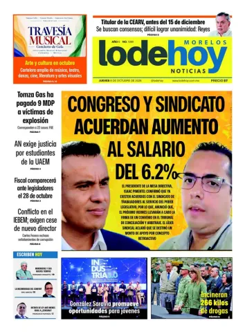 Edición Diario Morelos 20261008