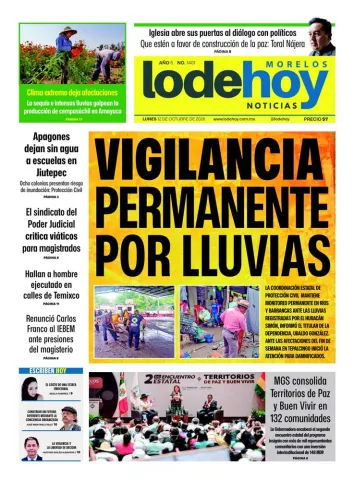 Edición Diario Morelos 20261012